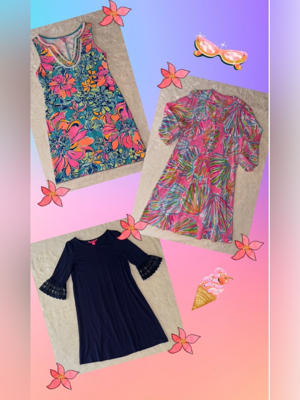 Set of 3, Lilly Pulitzer Dresses, Small